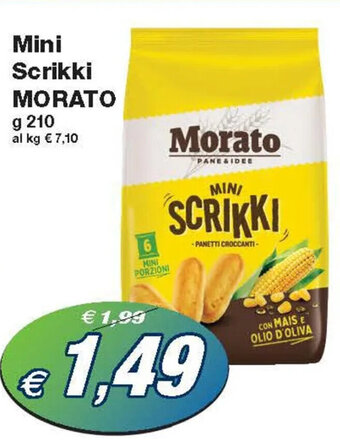 Prix Quality Mini Scrikki MORATO g 210 offerta