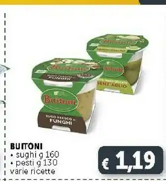 Deco Supermercati Buitoni Buitoni - Pesto Fresco alla Genovese 130 g(ml) offerta