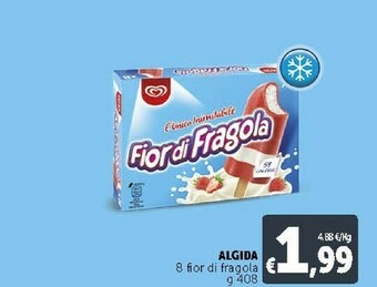 Deco Supermercati Algida L'Unico Inimitabile Fior Di Fragola 408 G(ml) offerta