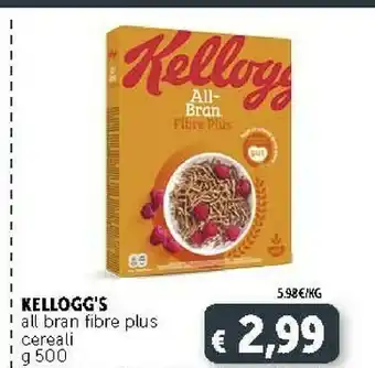 Deco Supermercati Kellogg's All Bran Fibre Plus Cereali offerta