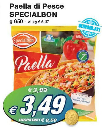Prix Quality Paella di Pesce SPECIALBON g 650 offerta