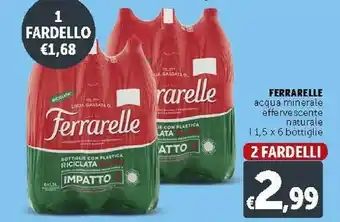 Deco Supermercati Ferrarelle Acqua Minerale Effervescente Naturale 1500 G(ml) offerta