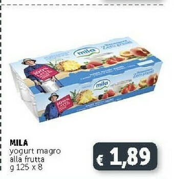 Deco Supermercati Mila - Yogurt Magro Benessere Zero Grassi 2 Frutta E Cereali, 2 Vaniglia, 2 Mirtillo Nero, 2 Fragola 1000 G(ml) offerta