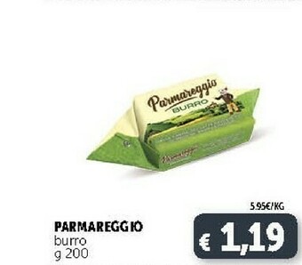Deco Supermercati Parmareggio Burro Dalle Creme Del Latte Dei Caseifici Di Modena, Parma E Reggio 200 G(ml) offerta