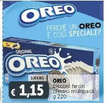 Deco Supermercati Mondelez Original Oreo 5x 220 G(ml) offerta