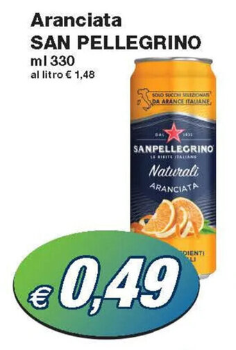 Prix Quality Aranciata SAN PELLEGRINO ml 330 offerta