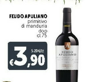 Deco Supermercati Feudo Apuliano Primitivo Di Manduria offerta