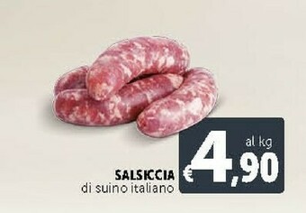 Deco Supermercati Salsiccia Di Suino Italiano offerta