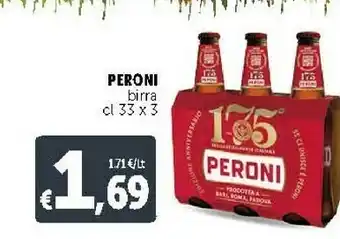 Deco Supermercati Peroni Birra 990 G(ml) offerta