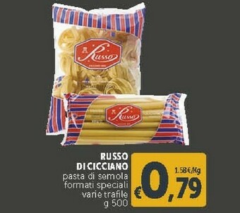 Russo Di Cicciano Pasta Di Semola Formati Speciali