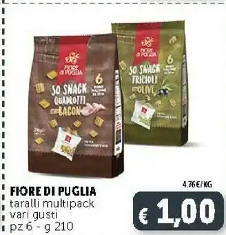 Deco Supermercati Fiore Di Puglia - Taralli Gusto Classico 210 G(ml) offerta