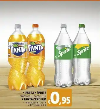 Deco Supermercati Coca-Cola Company - Fanta Limonata Zero Zuccheri Aggiunti 1500 G(ml) offerta