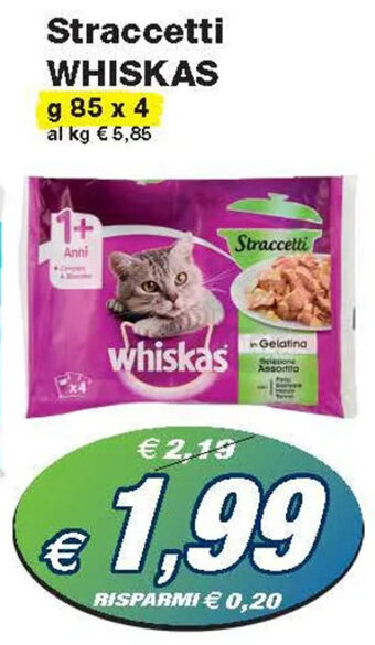 Straccetti WHISKAS g 85 x 4