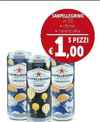 Deco Supermercati San Pellegrino Aranciata Amara 330 G(ml) offerta