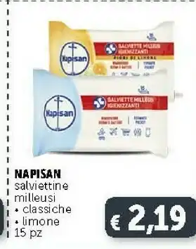 Deco Supermercati Napisan Salviettine Milleusi Classiche/Limone offerta