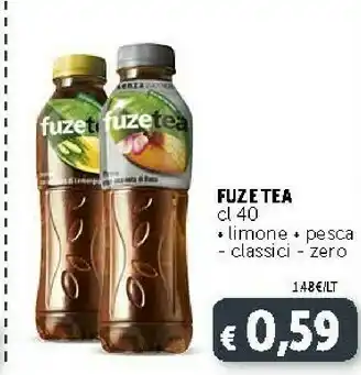 Deco Supermercati Fuze tea Pesca Con Una Nota Di Rosa 400 G(ml) offerta