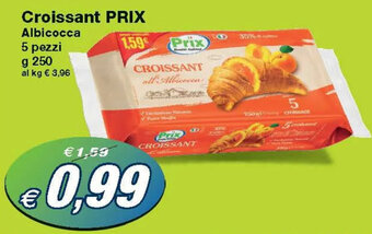 Prix Quality Croissant PRIX Albicocca 5 pezzi g 250 offerta