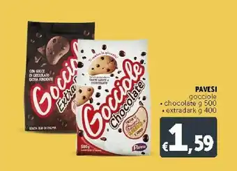 Deco Supermercati Pavesi Gocciole Chocolate 500 G(ml) offerta