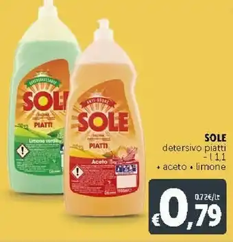 Deco Supermercati Sole Detersivo Piatti offerta