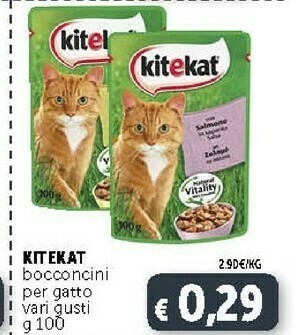 Deco Supermercati Kitekat Bocconcini Per Gatto 100 G` offerta