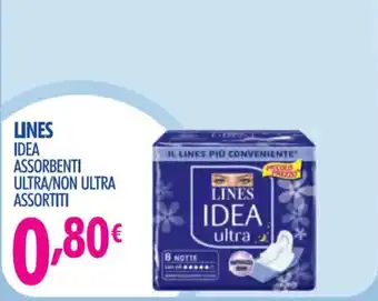 Acqua & Sapone LINES IDEA ASSORBENTI ULTRA/NON ULTRA ASSORTITI offerta