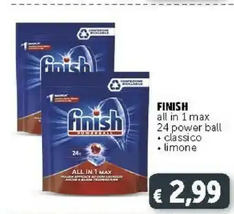 Deco Supermercati Finish All In One Max Classico/limone offerta