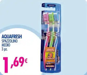 Acqua & Sapone AQUAFRESH SPAZZOLINO MEDIO 3 pz. offerta