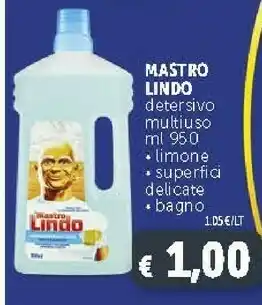 Deco Supermercati Mastro lindo Detersivo Multiuso Bagno 950 Ml offerta