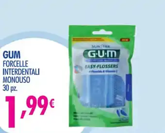 Acqua & Sapone GUM FORCELLE INTERDENTALI MONOUSO 30 pz. offerta