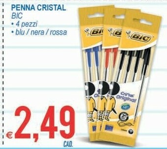 MD Discount Bic Penna Cristal offerta