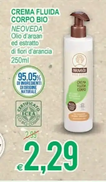 MD Discount Neoveda Crema Fluida Corpo Bio offerta