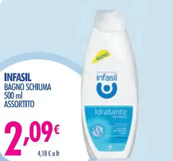 Acqua & Sapone INFASIL BAGNO SCHIUMA 500 ml ASSORTITO offerta