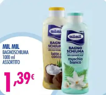 Acqua & Sapone MIL MIL BAGNOSCHIUMA 1000 ml ASSORTITO offerta