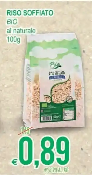 MD Discount Bio - Riso Soffiato al Naturale Biologico 100 g(ml) offerta