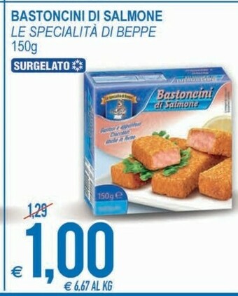 MD Discount Le Specialita Di Beppe Bastoncini Di Salmone Surgelato offerta