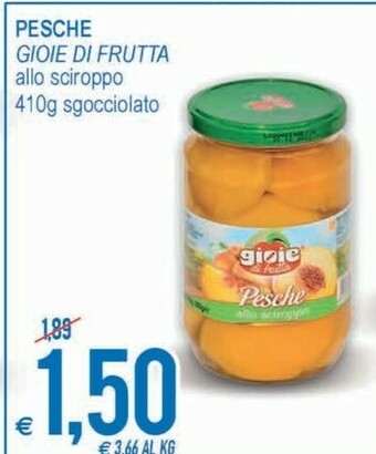 MD Discount Gioie Di Frutta Pesche Allo Sciroppo offerta