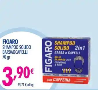 FIGARO SHAMPOO SOLIDO BARBA&CAPELLI 70 gr