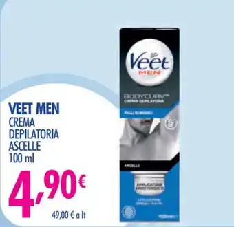 Acqua & Sapone VEET MEN CREMA DEPILATORIA ASCELLE 100 ml offerta