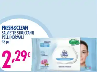 FRESH&CLEAN SALVIETTE STRUCCANTI PELLI NORMALI 48 pz.
