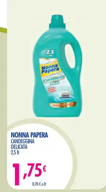 Acqua & Sapone NONNA PAPERA CANDEGGINA DELICATA 2,5 lt offerta