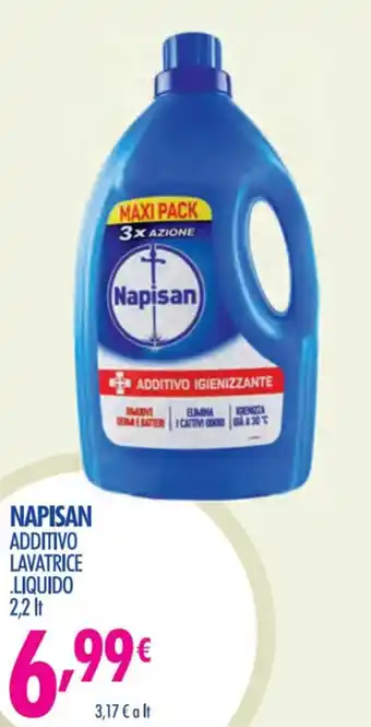 Acqua & Sapone NAPISAN ADDITIVO LAVATRICE LIQUIDO 2,2 lt offerta