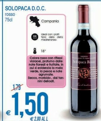 MD Discount Solopaca Doc Rosso offerta