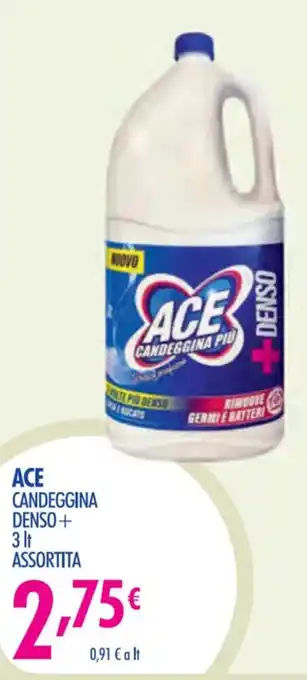 Acqua & Sapone ACE CANDEGGINA DENSO+ 3lt Assortita offerta