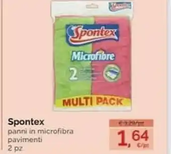 Prodet Spontex Panni In Microfibra Pavimenti offerta