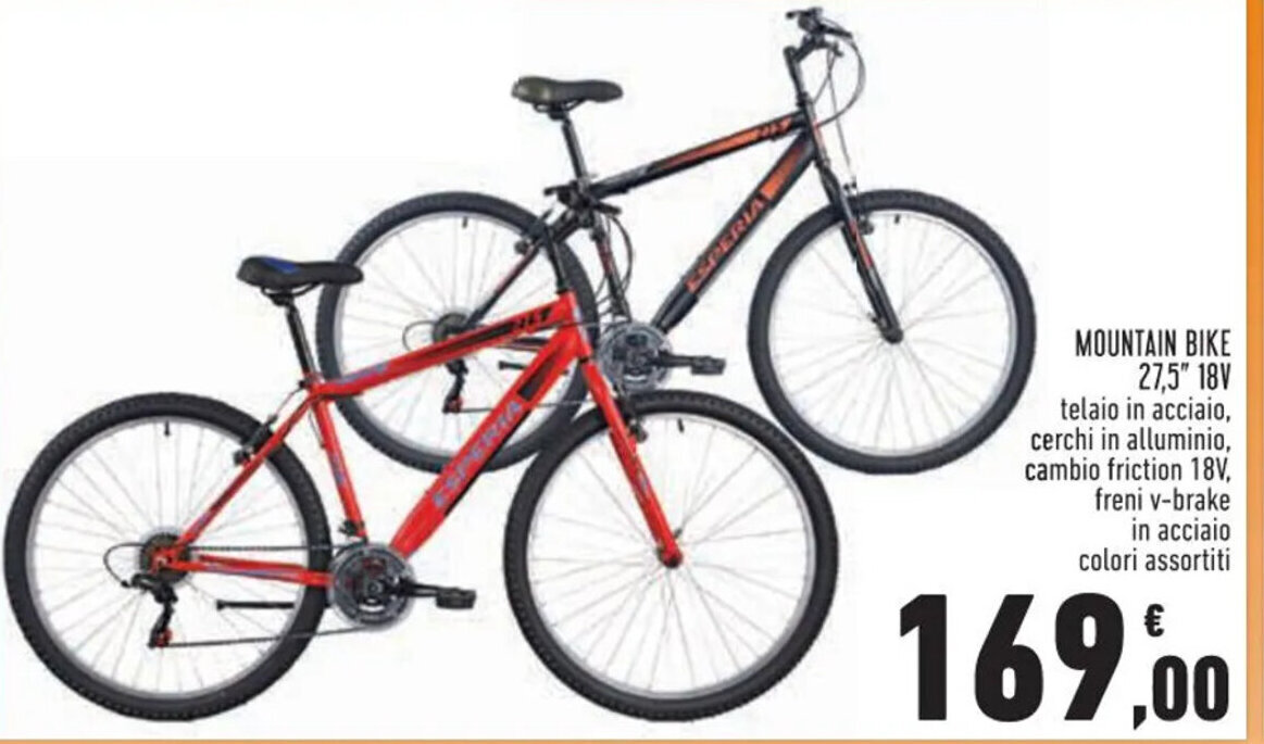Conad Superstore MOUNTAIN BIKE 27,5" 18V offerta