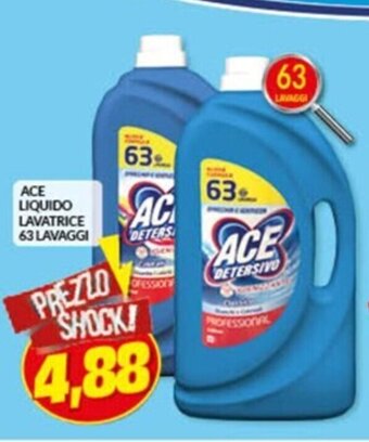 ACE LIQUIDO LAVATRICE 63 LAVAGGI
