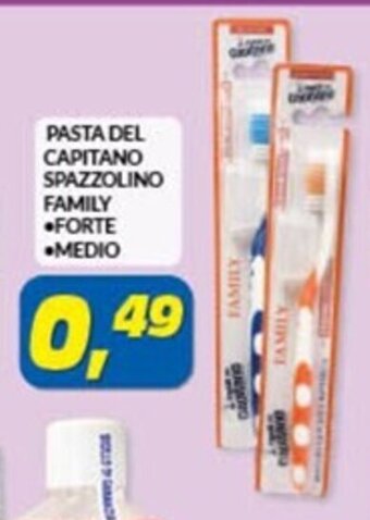 Risparmio Casa PASTA DEL CAPITANO SPAZZOLINO FAMILY offerta
