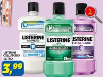 Risparmio Casa LISTERINE COLLUTORIO 1 Litro offerta