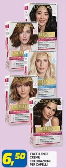 EXCELLENCE CREME COLORAZIONE PER CAPELLI