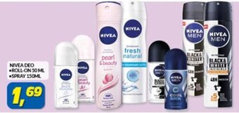 NIVEA DEO *ROLL-ON 50 ML SPRAY 150ML